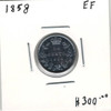 Canada: 1858 10 Cents  EF40