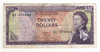 East Caribbean: 1965 $20 Banknote