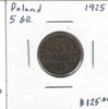 Poland: 1925  5 Groszy