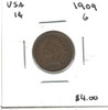 United States:  1909  1  Cent  G4