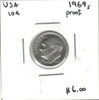 United States: 1969S 10 Cent Proof