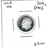 United States: 2019S 10 Cent Proof