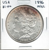 United States: 1886 Morgan Dollar  MS62