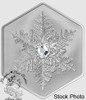Canada: 2023 $20 Pure Silver Hexagon Coin with Crystal Snowflake