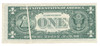 United States: 1969 $1 Banknote Gutter Fold Error