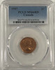 Canada: 1957 1 Cent PCGS MS66 Red