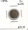 Canada: 1896 5 Cent F15 with Scratch