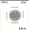 Canada: 1904 5 Cent VF30