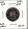 United States: 2000S 25 Cent South Carolina Proof