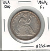 United States: 1860S 50 Cent F15