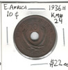 East Africa: 1936H 10 Cent