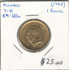 Monaco: 1945 1 Franc