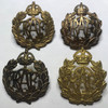 Royal Canadian Air Force Group of 4 WWII Cap Badges