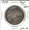 Canada: 1939 Royal Visit Medal Sterling Silver