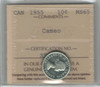 Canada: 1955 10 Cents ICCS MS65 Cameo
