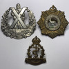  Canada: Group of 3 WWII Cap Badges