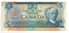 Canada: 1979 $5 Bank Of Canada Banknote Miscut Error
