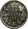 Canada: 1858 20 Cents coinage, VF30