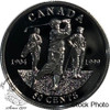 Canada: 1999 50 Cent Golf Open Sterling Silver Coin in 2x2