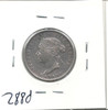 Canada: 1892 25 Cent AU50 with Scratches