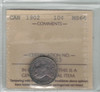 Canada: 1902 10 Cent ICCS MS64