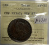 Canada: Nova Scotia: 1832 Half Penny Token; Breton 871, CH. NS-3A4 ICCS VF30