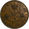 Canada: Upper Canada: 1850 Half Penny Token, Breton 720 EF45