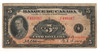 Canada: 1935 $5 Banknote -  Bank of Canada French BC-6