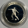 Spain: 1990 2000 Pesetas Olympics Soccer Football Silver Coin