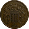 United States: 1864 2 Cent VF20