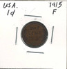 United States: 1915 1 Cent F12