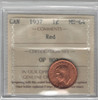 Canada: 1937 1 Cent ICCS MS64 Red