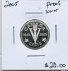 Canada: 2005 5 Cent Victory Proof Silver