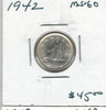 Canada: 1942 10 Cent MS60