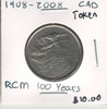 Canada: 1908 - 2008 100 Years of RCM Token