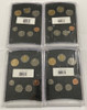 Canada: 2001 Uncirculated Coin Sets (4 Sets) Halifax Banff Quebec