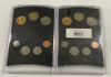 Canada: 2001 Uncirculated Coin Sets (2 Sets) Niagara Banff
