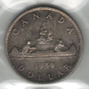 Canada: 1950 $1 Silver Dollar SWL ICCS MS64