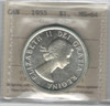 Canada: 1955 $1 Silver Dollar ICCS MS64