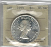 Canada: 1959 $1 Silver Dollar ICCS MS64