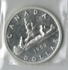 Canada: 1959 $1 Silver Dollar ICCS PL65