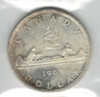 Canada: 1965 $1 Silver Dollar LgBds Blt5 ICCS MS65