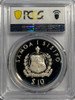 Samoa: 1986 10 Tala Fantail Bird WWF PCGS PR69DCAM