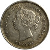Canada: 1886 5 Cent Small 6 EF40 with Scratch