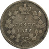 Canada: 1896 5 Cent F12 Details