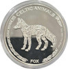 Chad: 2019 Celtic Animals: Fox 1 oz Silver Coin