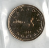 Canada: 1989 Loon Dollar ICCS MS67