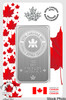 Canada: 2025  Pure Silver Bar in Proudly Canadian Packaging - 1 oz. 99.99% Pure Silver