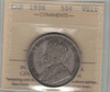 Canada: 1936 50 Cent ICCS VG10 #2