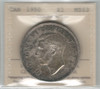Canada: 1950 $1 Silver Dollar ICCS MS63